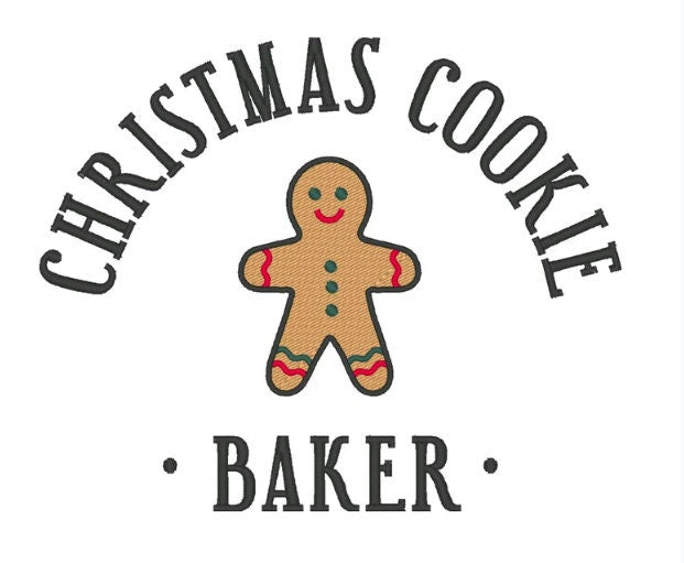 Embroidered Christmas Sweatshirt, Christmas Sweater Woman, Christmas Sweater Funny, Christmas Sweater, Christmas Cookie Baker, Gingerbread