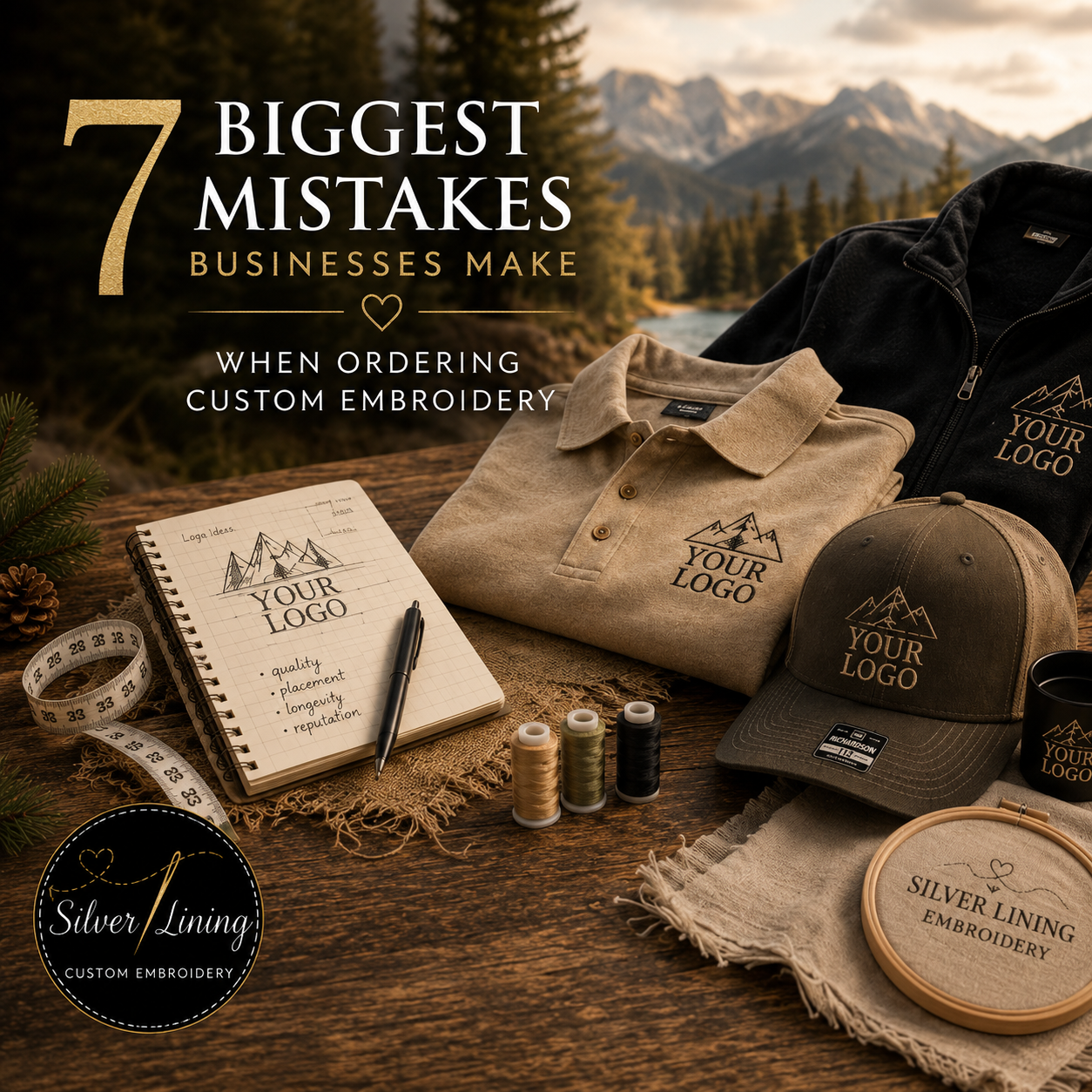 7 Embroidery Mistakes Every Business Should Avoid | Silver Lining Embroidery