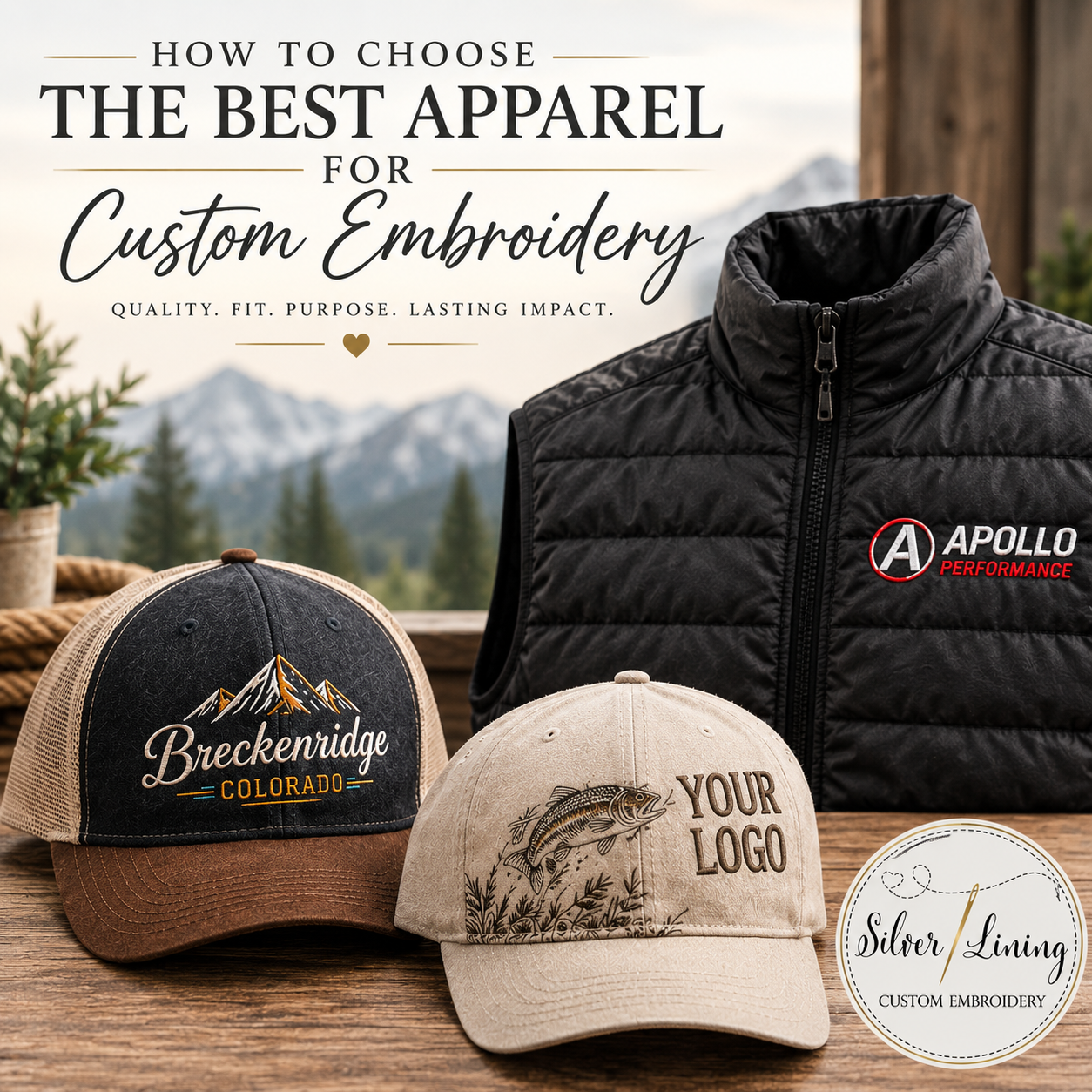 How to Choose the Best Apparel for Custom Embroidery