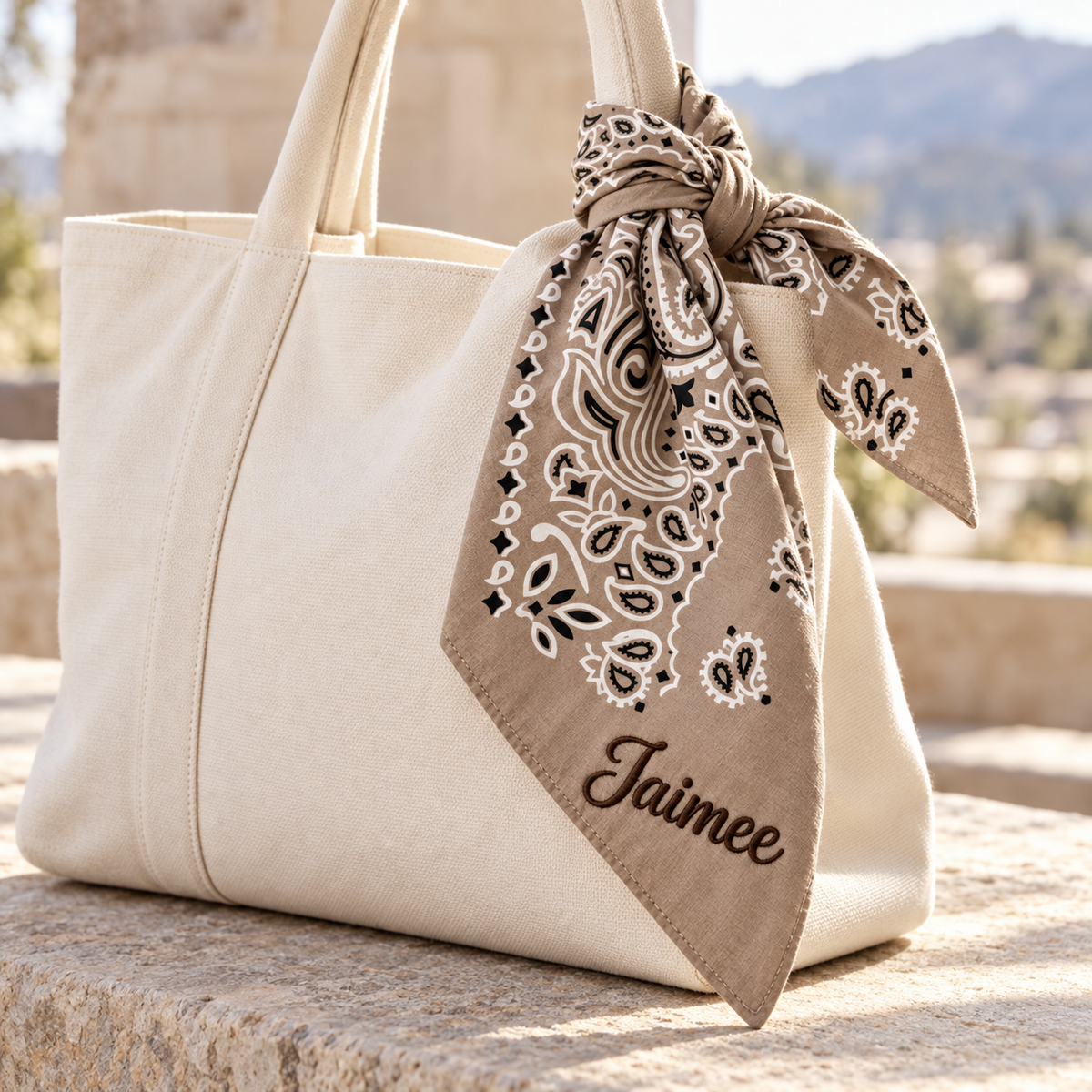 Personalized Embroidered Bandana | Custom Name
