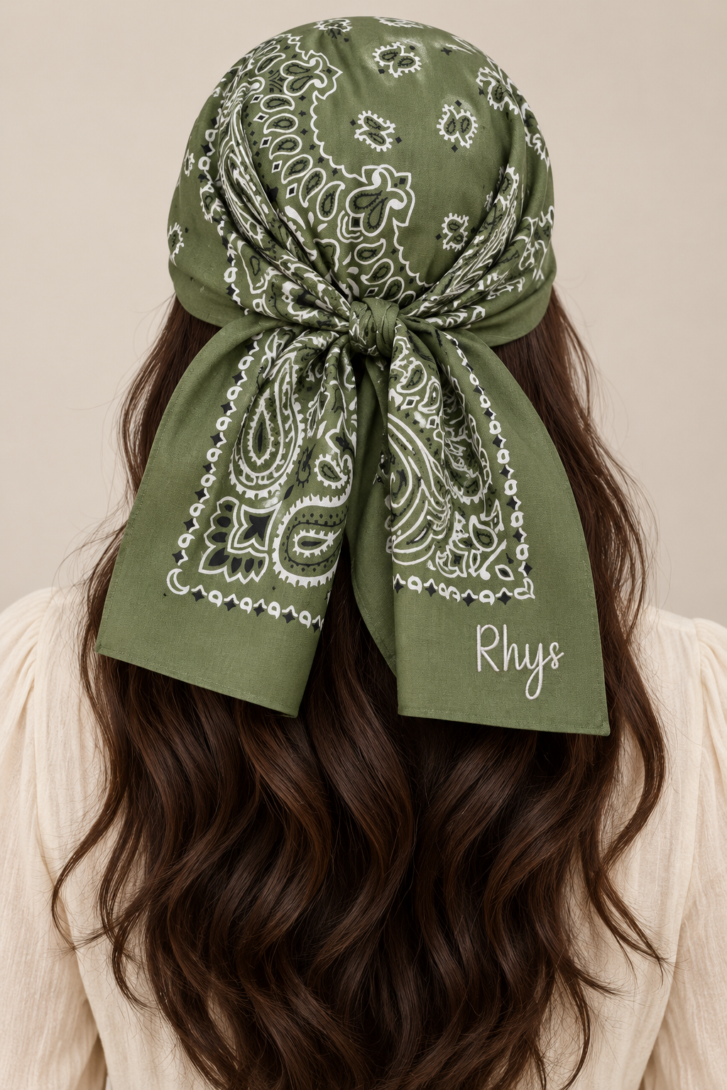Personalized Embroidered Bandana | Custom Name