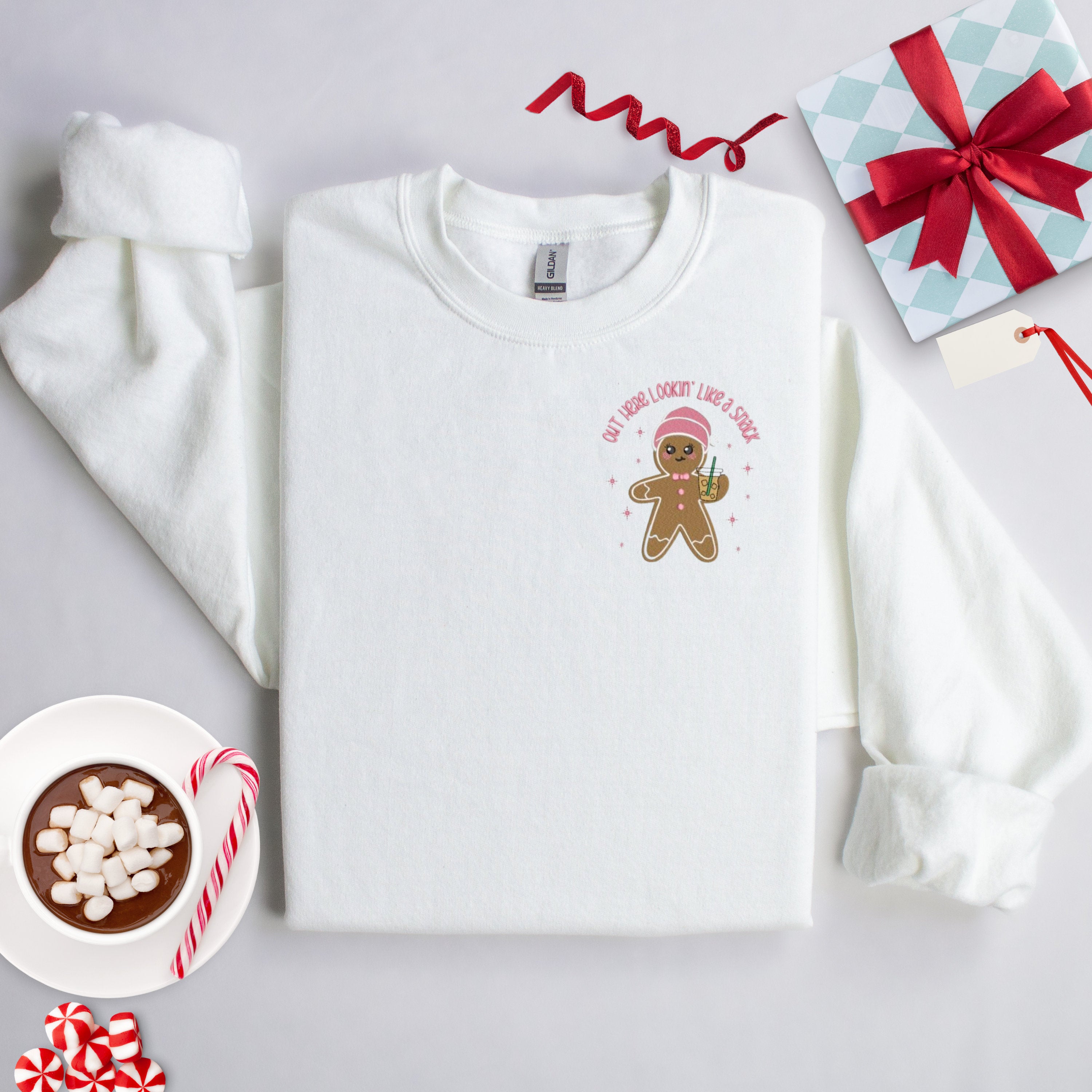 Christmas Sweatshirt Embroidered, Christmas Sweater Woman, Christmas Sweater Funny, Christmas Sweater, Christmas Cookie Tester, Gingerbread