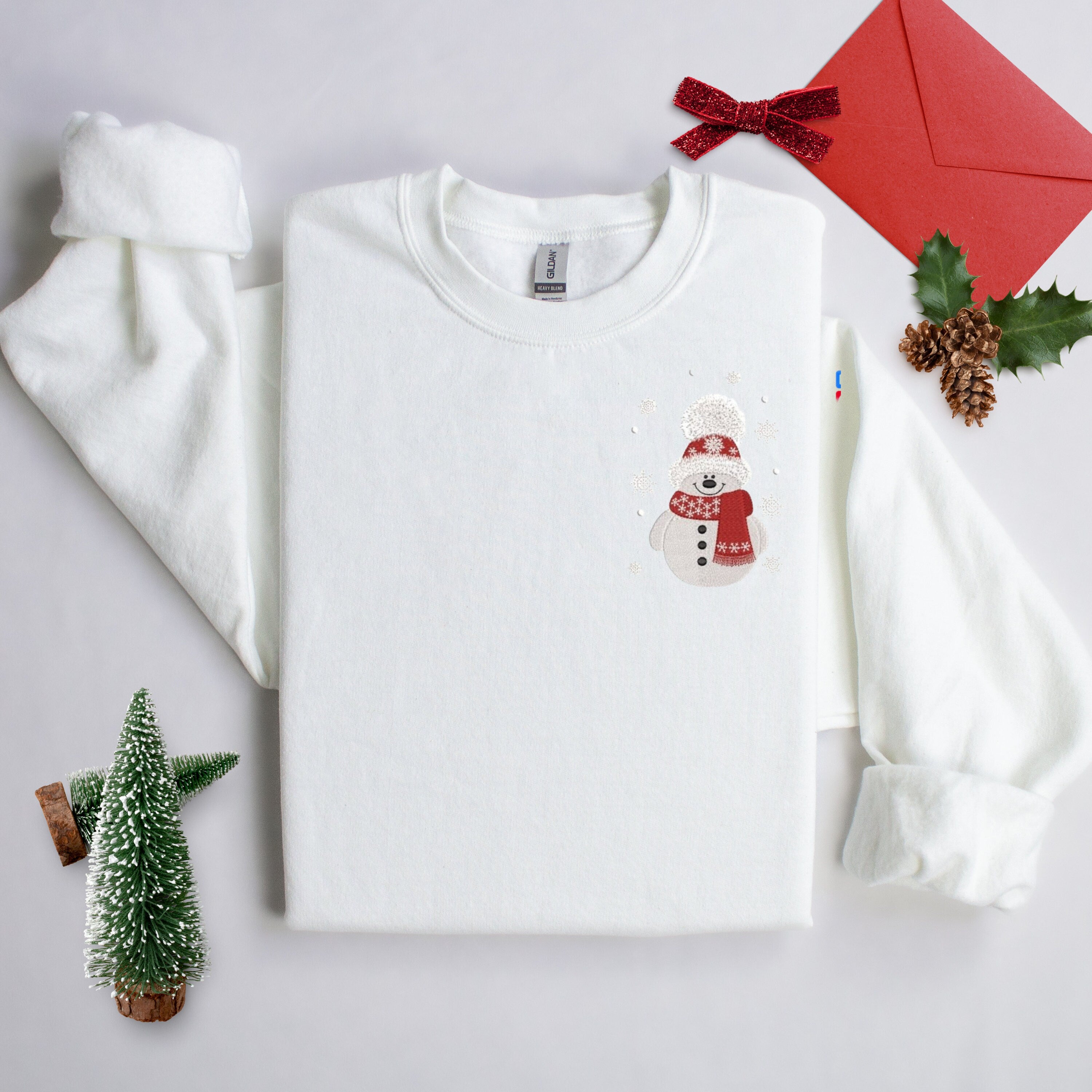 Christmas Sweatshirt Embroidered, Christmas Sweater Woman, Christmas Sweater, Gingerbread, gifted customized gift sweatshirt